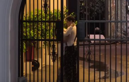 TUŽNA ANA! Ispratila je Davida Dragojevića na kapiju! Aleksandra bi sigurno ZAPEVALA! (VIDEO)