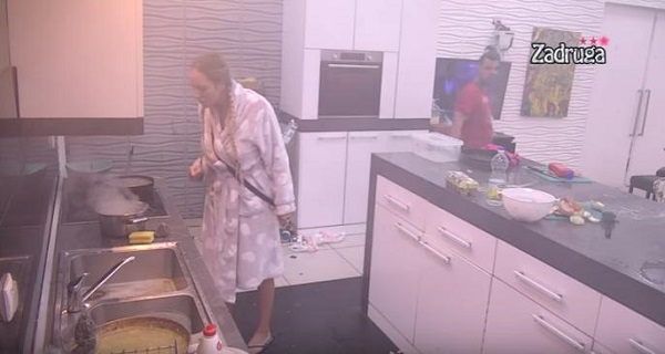 BRUKA! Luna pokazala kakva je domaćica – URNISALA KUHINJU, zadrugari u šoku (VIDEO)
