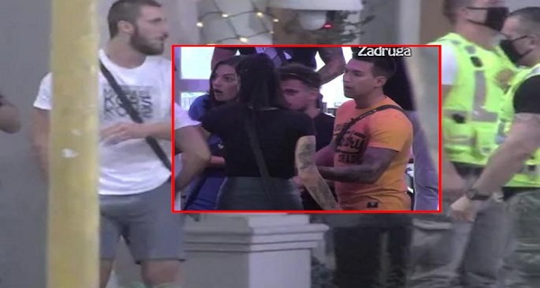 KARAMBOL! OBEZBEĐENJE DOLETELO! Menusr NASRNUO na Mateju! UDARA PESNICAMA i LOMI sve po kući! Razdvajaju ih!