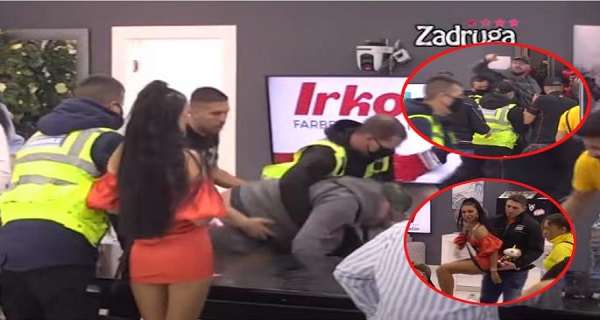 PREKINUT PROGRAM! Janjuš PODIVLJAO – GAĐAO i POLIVAO Maju! OBEZBEĐENJE nije moglo da ga OBUZDA