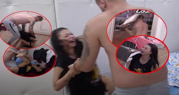 NEVIĐENI HAOS! DRAMA! Janjuš POLOMIO vrata, pa njima GAĐAO Maju – Ona mokra do kože ridala u suzama