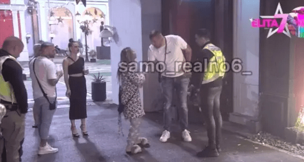 VUKAO JE po imanju, a onda i GAĐAO: Janjušu otkazale kočnice, sav bes iskalio na Aneli – obezbeđenje ih opkolilo (VIDEO)