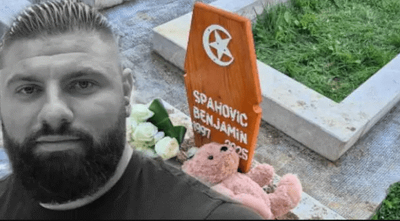 Potresne scene na sahrani Benjamina Spahovića: “Toliko toga smo prošli zajedno, moj dobri Benjo” – mnogobrojna porodica i prijatelji ga ispratili u suzama