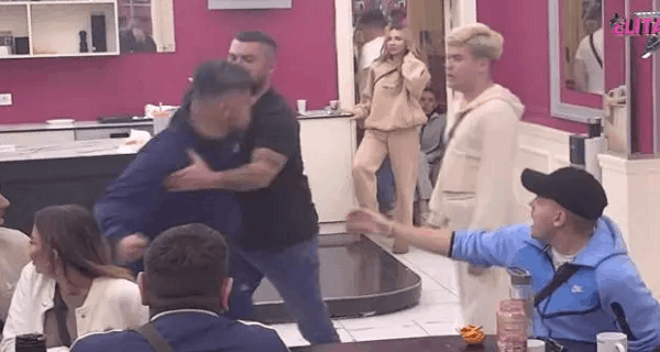 Bora Santana nasrnuo na Uroša Stanića, svi ga držali, obezbeđenje hitno uletelo