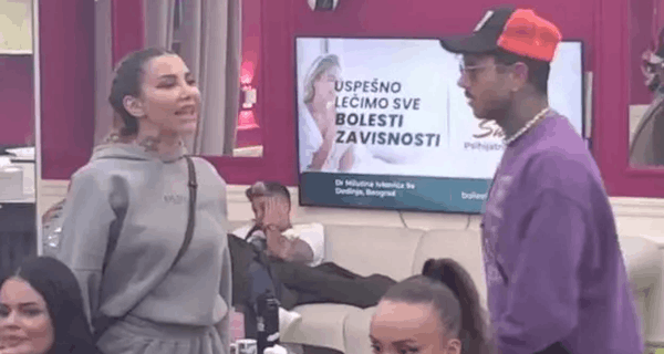 Aneli na stubu srama: Prikazano kako dodiruje Filipa stopalima po polnom organu, ona počela da se “pravda”, pa se tek onda ukanalila