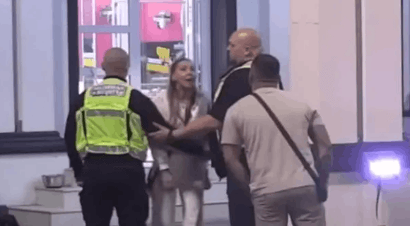 Pink pustio reklame, a onda je počeo haos: Obezbeđenje razdvajalo Asmina i Aneli (VIDEO)