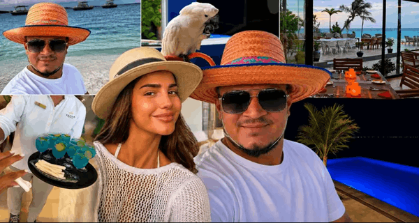 Pobegli iz Srbije pravo u raj: Anđela i Gasttozz stigli na Maldive, dočekali ih plavi kokteli i prizor koji se ne viđa svaki dan (FOTO)