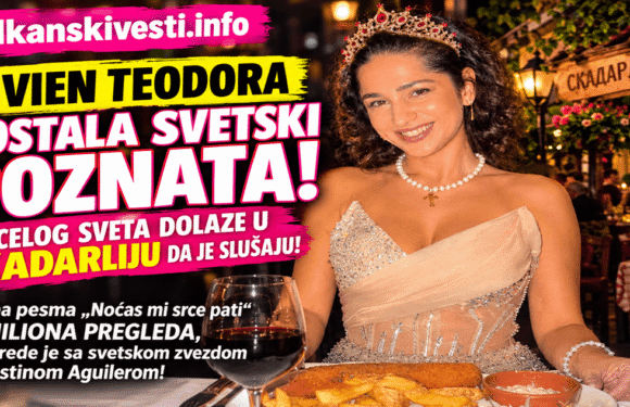 Pevačica Kraljica Balkana Vivien Teodora postala svetski poznata: Iz celog sveta dolaze u Skadarliju da je slušaju!