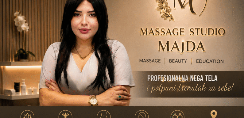 MASSAGE STUDIO MAJDA – MESTO GDE OPUŠTANJE, LEPOTA I NEGA TELA POSTAJU PRAVO ISKUSTVO!